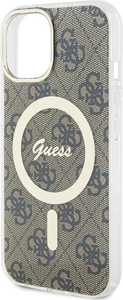 Actual product image Guess GUHMP15MH4STW iPhone 15 Plus 6.7" brązowy/brown hardcase IML 4G MagSafe (Apple iPhone 15 Plus)