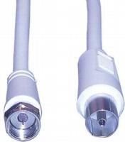 Immagine prodotto E+P FK 25 2.5m F plug coax jack Bianco Cavo coassiale (85 dB, Cavi antenna)