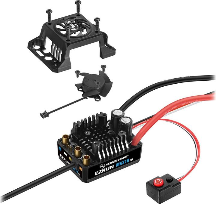 Actual product image Hobbywing Brushless controller Ezrun MAX10 G2 140A, 2-4S