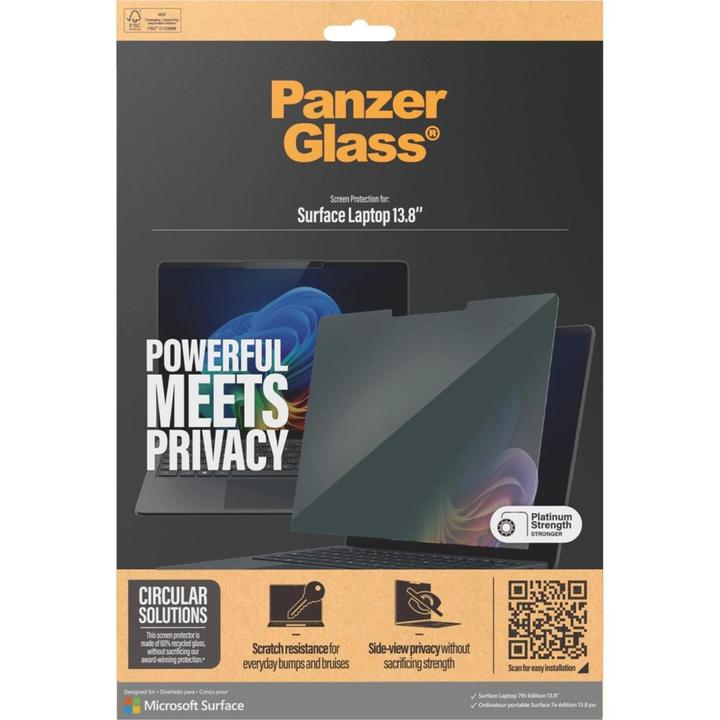 Actual product image PanzerGlass Ultra Wide Fit Privacy Surface Laptop 7th Edition 13.8 (2255.27", 3 : 2)