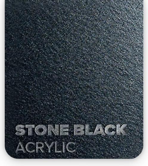 flux Acrylglasplatte - Beamo - Stone Black (21 cm, 30 cm)