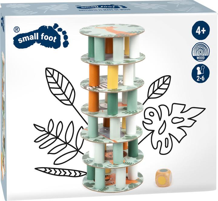 Produktbild small foot Wackelturm "Safari" (Englisch, Schweizerdeutsch)