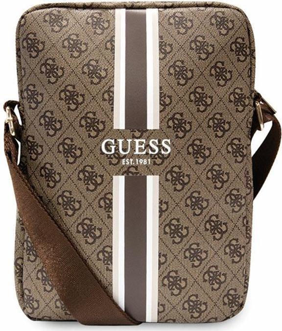 Actual product image Guess PU 4G Printed Stripes Wallet Universal 10 inch - brown (Universal)