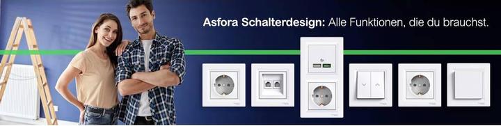 Produktbild Schneider Electric RJ45-Datendose Asfora Weiss (RAL 9003) EPH4770121D
