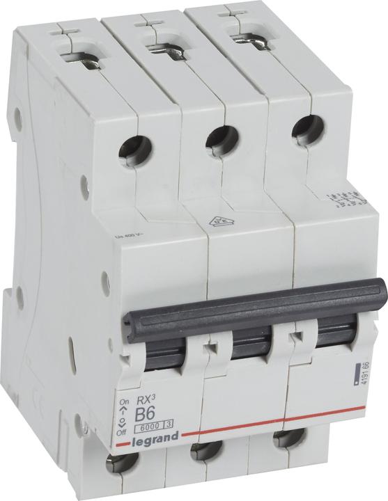 Legrand LEG 419166 RX3 LS B6A 3P 6KA 3M
