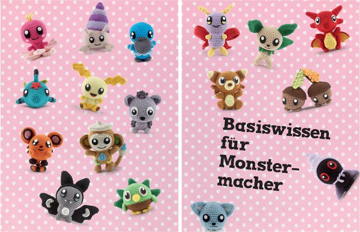 Produktbild Mini Amigurumi Monster - 20 supersüsse Kreaturen zum Häkeln und Sammeln - passen in jede Hosentasche