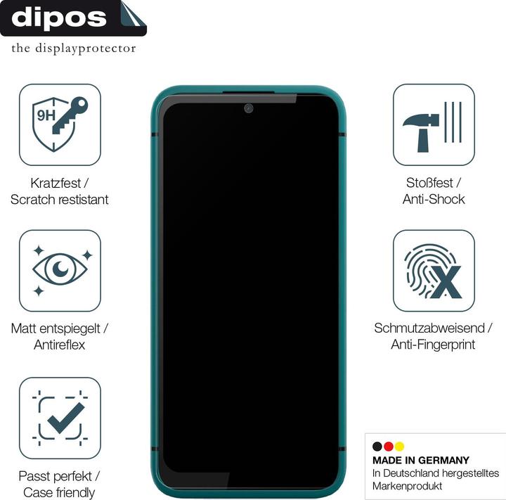 Actual product image Dipos Screen Protector Anti-Shock (2 Piece, Gigaset GX4)