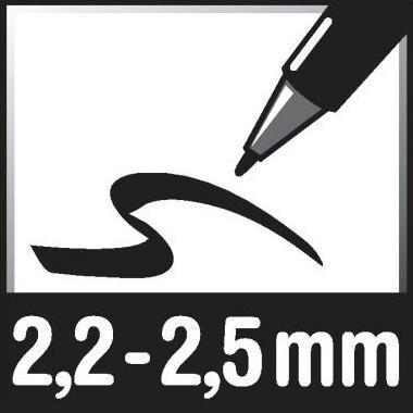 Image du produit Pilot BG Set VBoard Master Medium Wedge tip à 5 ass. (Multicolore, 5.20 mm, 5 x)