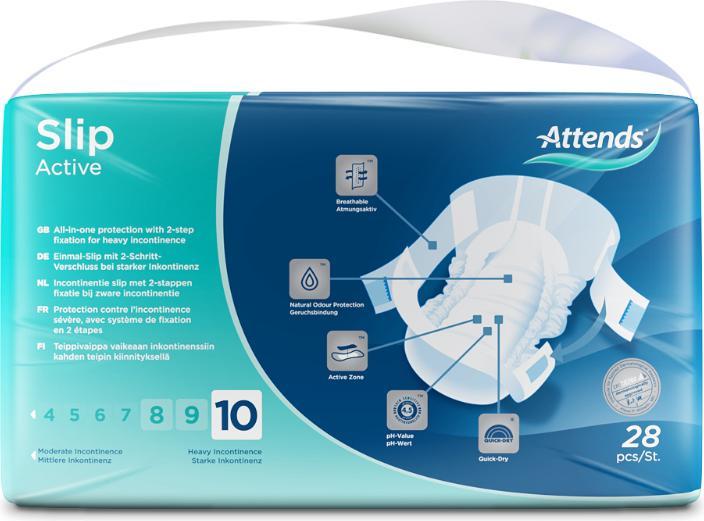 Produktbild Attends Slip 10 Active L (28 x, Large)