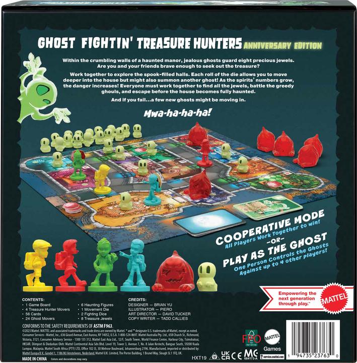 Immagine prodotto Mattel Games Fantasmi, fantasmi, cacciatori di tesori (Svizzero-tedesco, Tedesco)