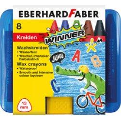 Produktbild Magni Wachsmalkreiden Winner wasserfest 8er (Mehrfarbig, 8 x)