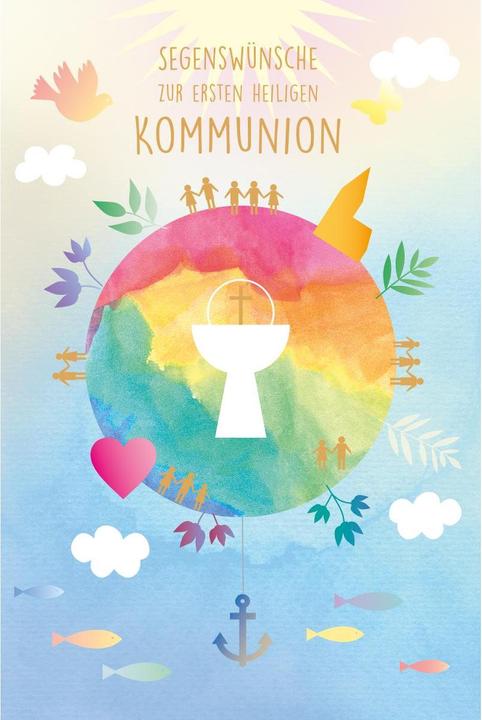 Produktbild ABC Glückwunschkarte Kommunion 12.5 x 17.6 cm (1 Stk.)
