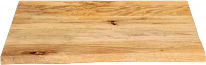 Actual product image VidaXL Table top tree edge wooden top for dining table 60x60cm solid wood mango (60 x 60 x 2.5 cm)