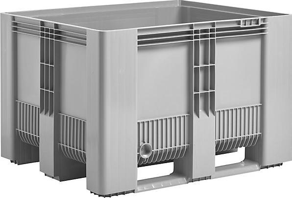 Craemer SB3 pallet box, internal LxW 920 x 1120 mm, grey.
