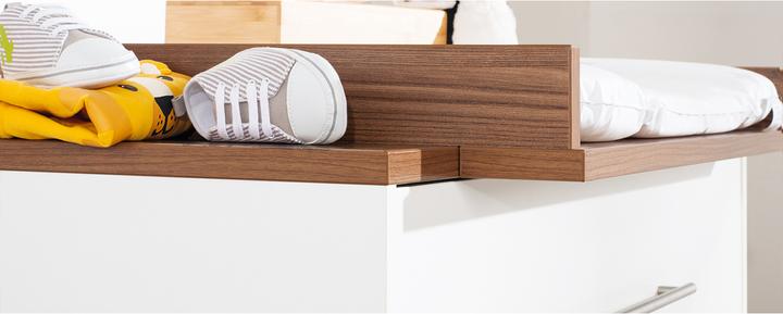 Actual product image Pinolino Tuula economy set (Baby cot, Changing unit)