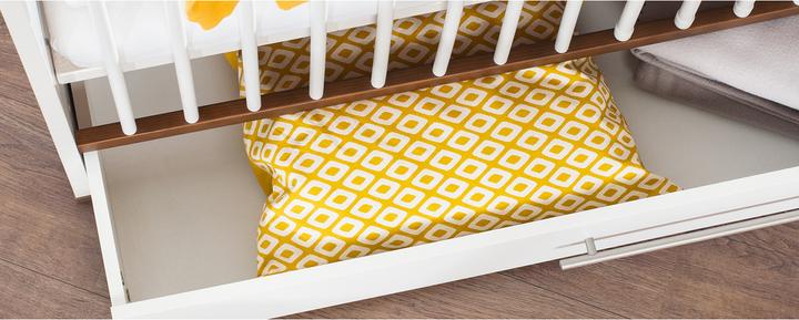 Actual product image Pinolino Tuula economy set (Baby cot, Changing unit)