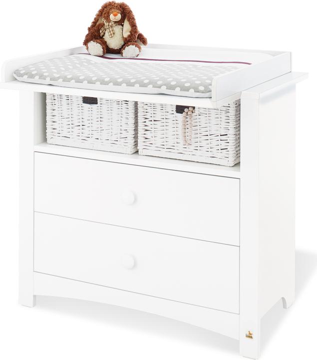 Produktbild Pinolino Sparset Florentina breit (Babybett, Wickelkommode)