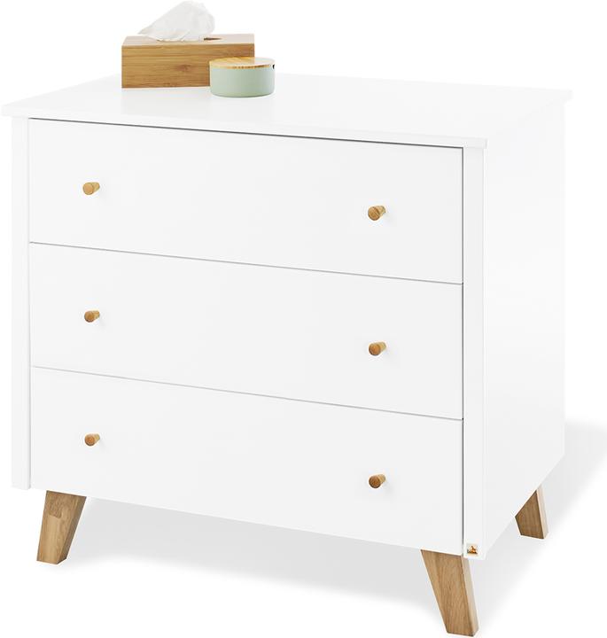 Produktbild Pinolino Sparset 'Pan' breit (Babybett, Wickelkommode)