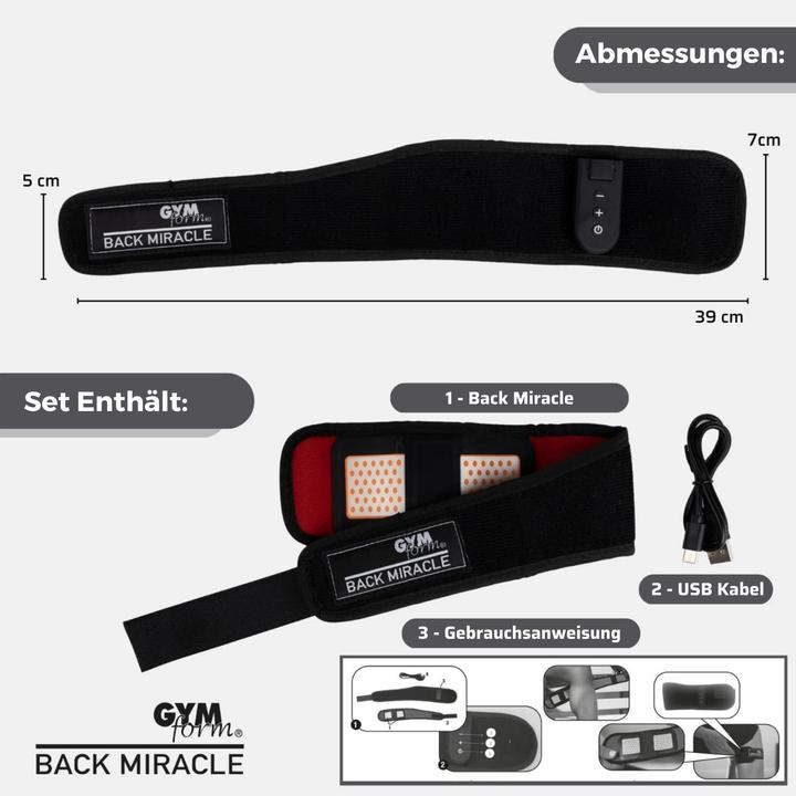 Actual product image Gymform Back Miracle Sport