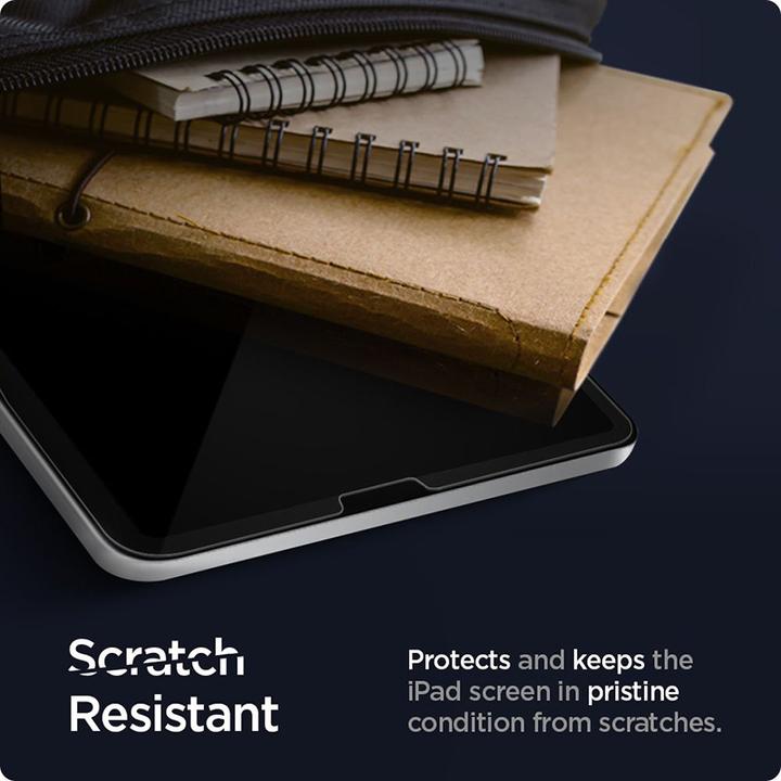 Actual product image Spigen tempered glass Glas.TR "EZ FIT" for iPad Air 4 2020 / 5 2022 (1 Piece, iPad Air 2020 (4. Gen))