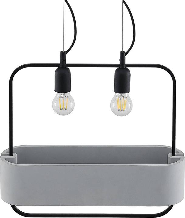 Produktbild Lucande Teona Pendelleuchte Black/Grey (E27)