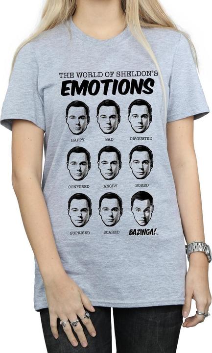 Immagine prodotto Dam Emotions Maglietta Ampia Sheldon Donna (XL)
