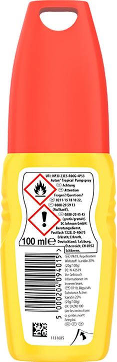 Actual product image Autan Insect repellent spray (100 ml)