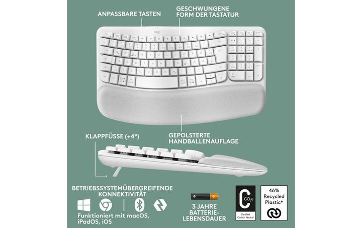 Actual product image Logitech Wave Keys (CH, Wireless)