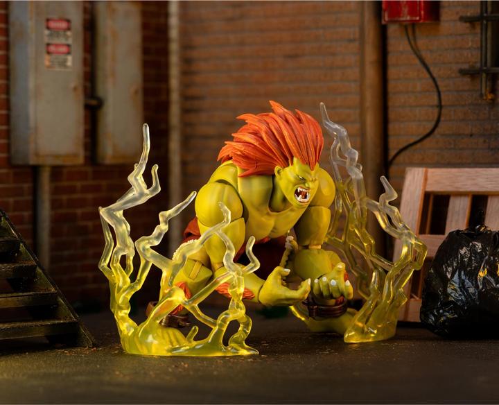 Actual product image Jada Street Fighter II Blanka 7,5" Figure