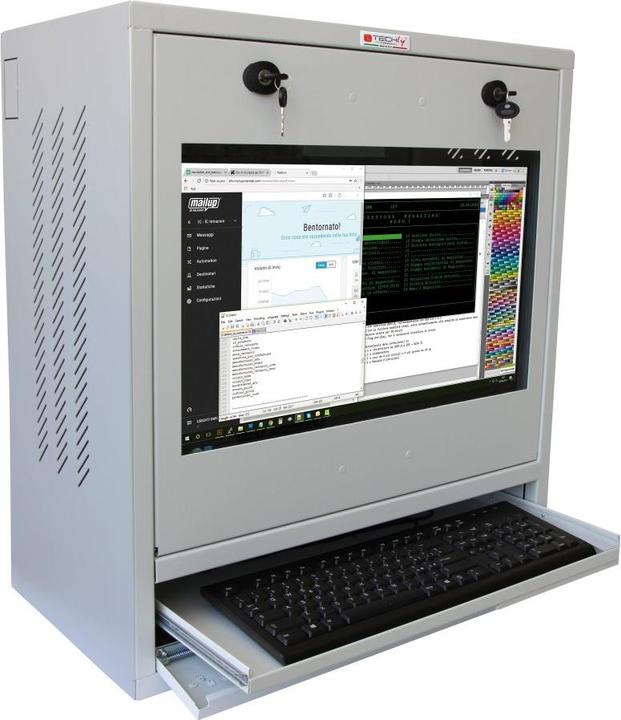 Produktbild Techly ICRLIM10SV Rack Wandmontiertes Regal (12.57 HE, 19 Zoll Rack)