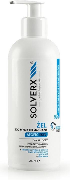 Solverx Atopic Skin Face And Eye Wash Gel For Atopic Skin 200Ml (Gel, 200 ml)
