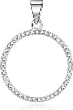Beneto Charming silver pendant with zircons AGH213 (L)