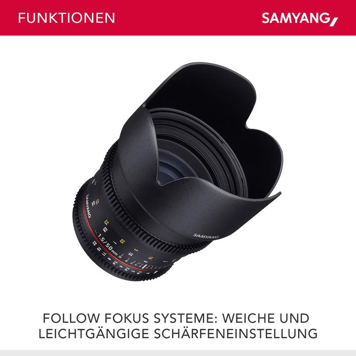 Image du produit Samyang 85mm T1.5 VDSLR II MFT (Micro Four Thirds, Plein format)