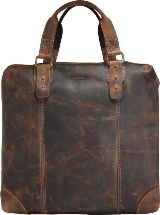 Greenland Nature Classic Handtasche Leder 37 cm (19 l)