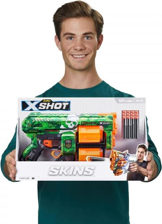 Actual product image Shot X-Shot - Skins Dread (12 Darts) (36517)