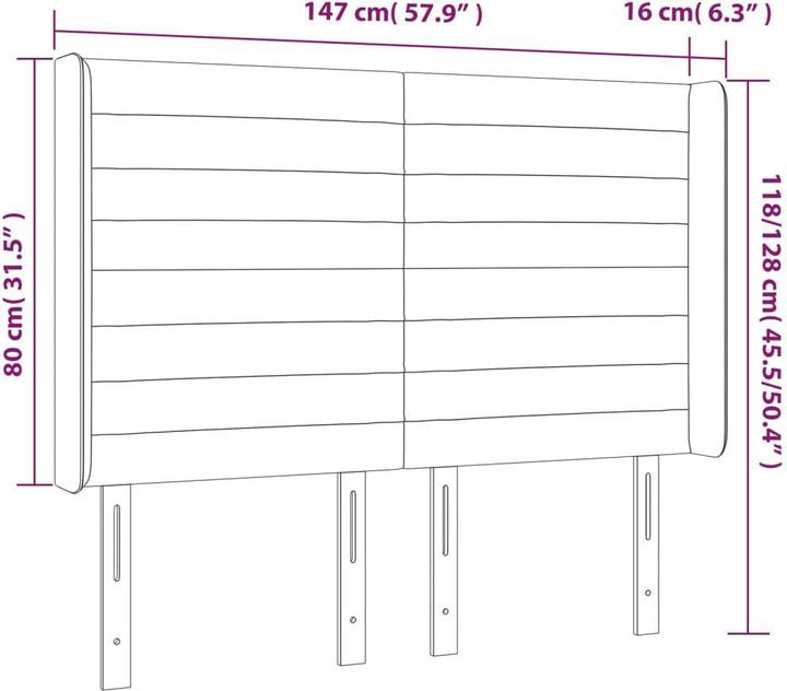 Actual product image VidaXL Kayla (147 x 16 x 128 cm)