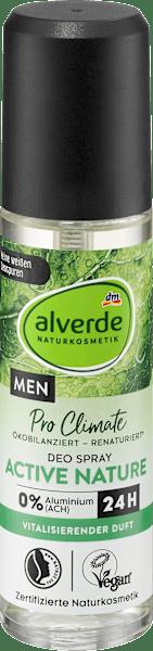 Actual product image dm alverde MEN Active Nature Deodorant Sprayer (Spray, 75 ml)