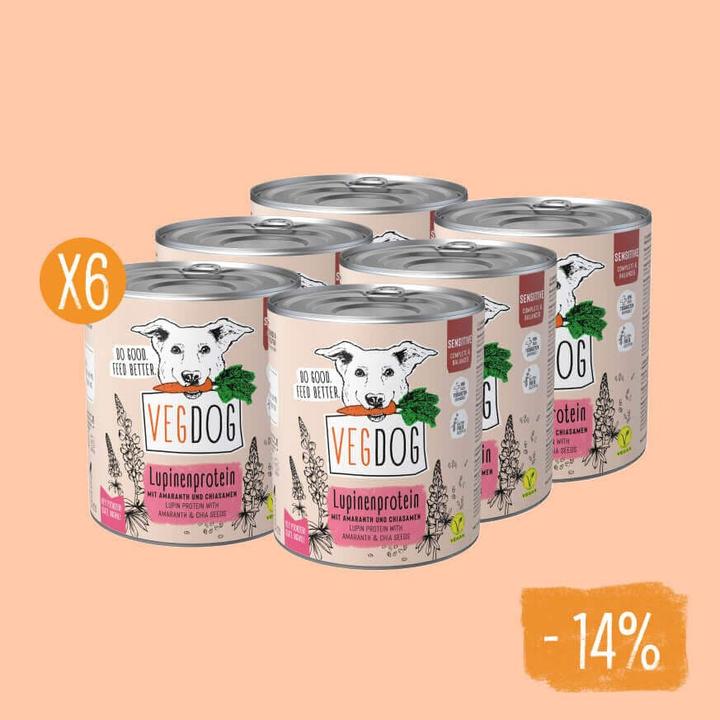 Produktbild Vegdog Sensibelchen No 1 Linsen mit Karotten (Adult, 1 Stk., 800 g)