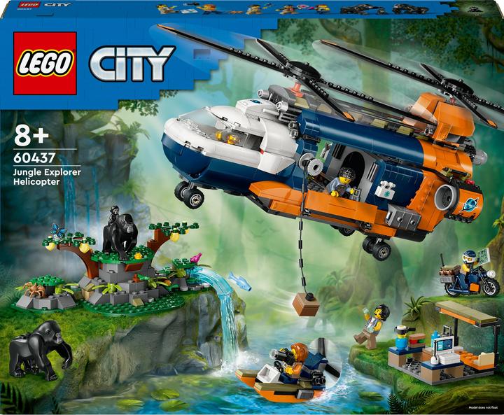 Produktbild LEGO Dschungelforscher-Hubschrauber (60437, LEGO City)