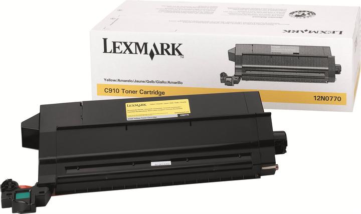 Image du produit Lexmark Jaune - Original - Cartouche de toner - pour C910 (Y)