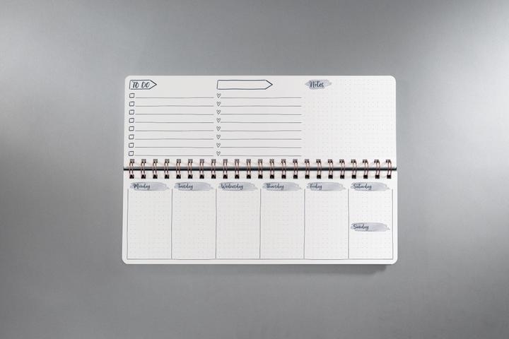 Image du produit Sigel Calendrier de bureau non daté Glamorous Leaves (30 x 11.4 cm, Couverture rigide, Anglais)