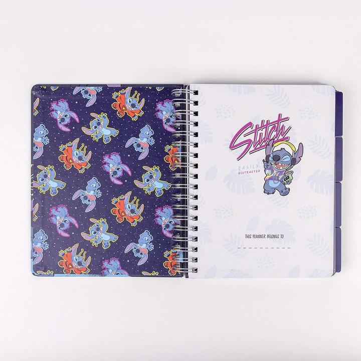 Produktbild Cerda STITCH - Agenda Hebdomadaire Non Daté + Intercalaires - 19 x 24 x 2 cm (19 x 24 cm, Französisch)