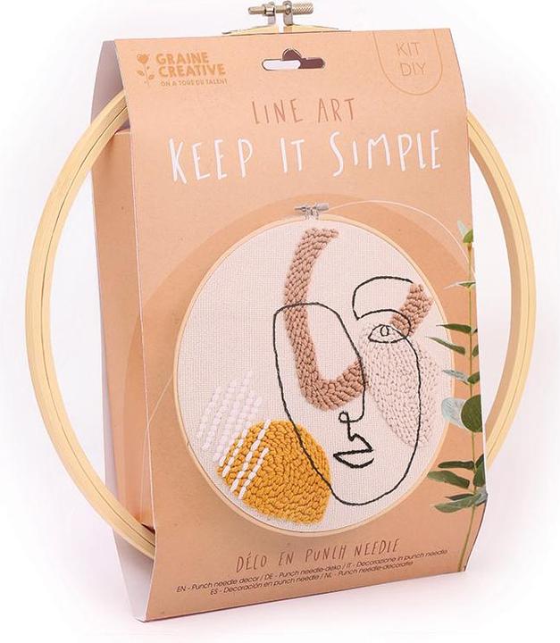 Creative DIY Kit Line Art Embroidery Keep it simple