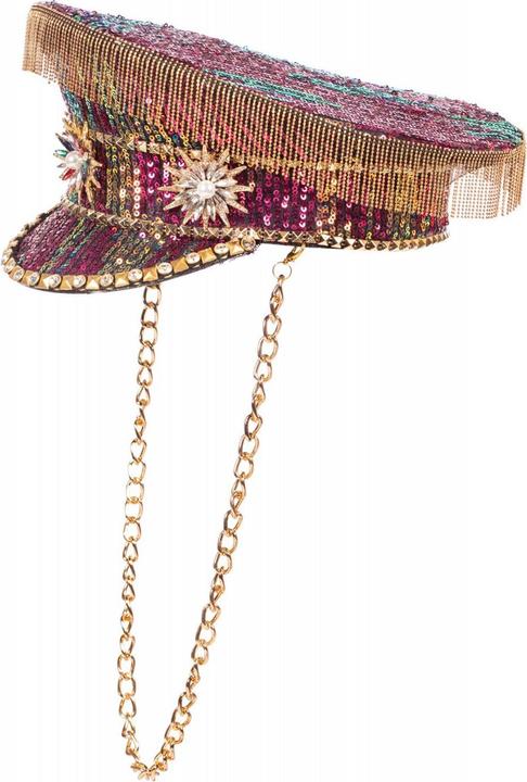 Produktbild Metamorph Glitzer General Militärmütze mit Strass