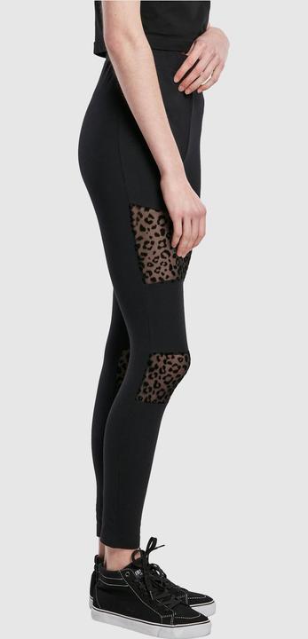 Image du produit Urban Classics Ladies Flock Lace Inset Leggings (XS)