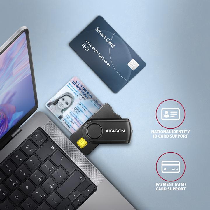 Actual product image Axagon CRE-SMP2A (USB 2.0)