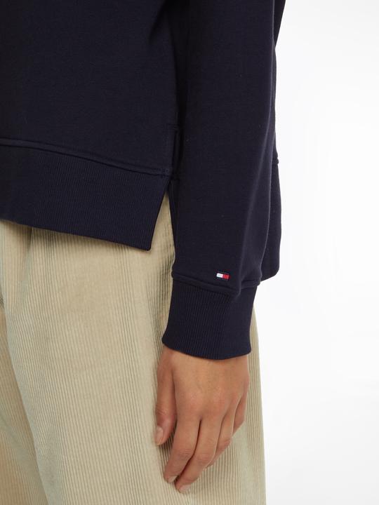 Actual product image Tommy Hilfiger Ladies O-nk Sweatshirt by Reg Sweater, Desert Sky, S (S)