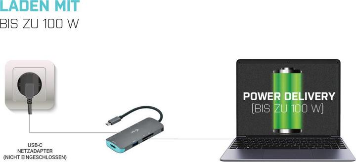 Immagine prodotto i-tec Metallo Nano Dock (USB-C, 1 Porti)