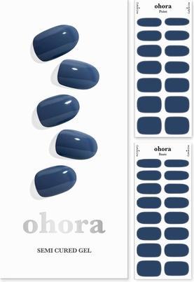 Immagine prodotto Ohora Strisce per unghie in gel semi polimerizzato N Cream Indigo (Unghie artificiali, N Crema Indaco)