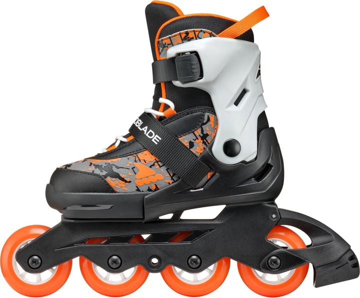 Produktbild Rollerblade Inline-Skates Microblade SL Schwarz/Orange, 33-36.5 (33, 36.5)